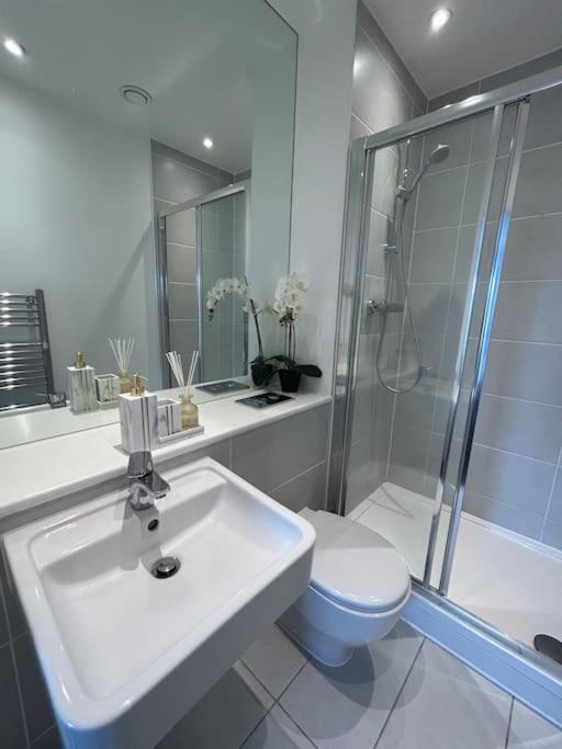 Contemporary Urban Retreat, 2-Bedroom Haven By London City Airport מראה חיצוני תמונה